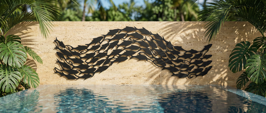 The Obsidian Bar | Metal Wall Art