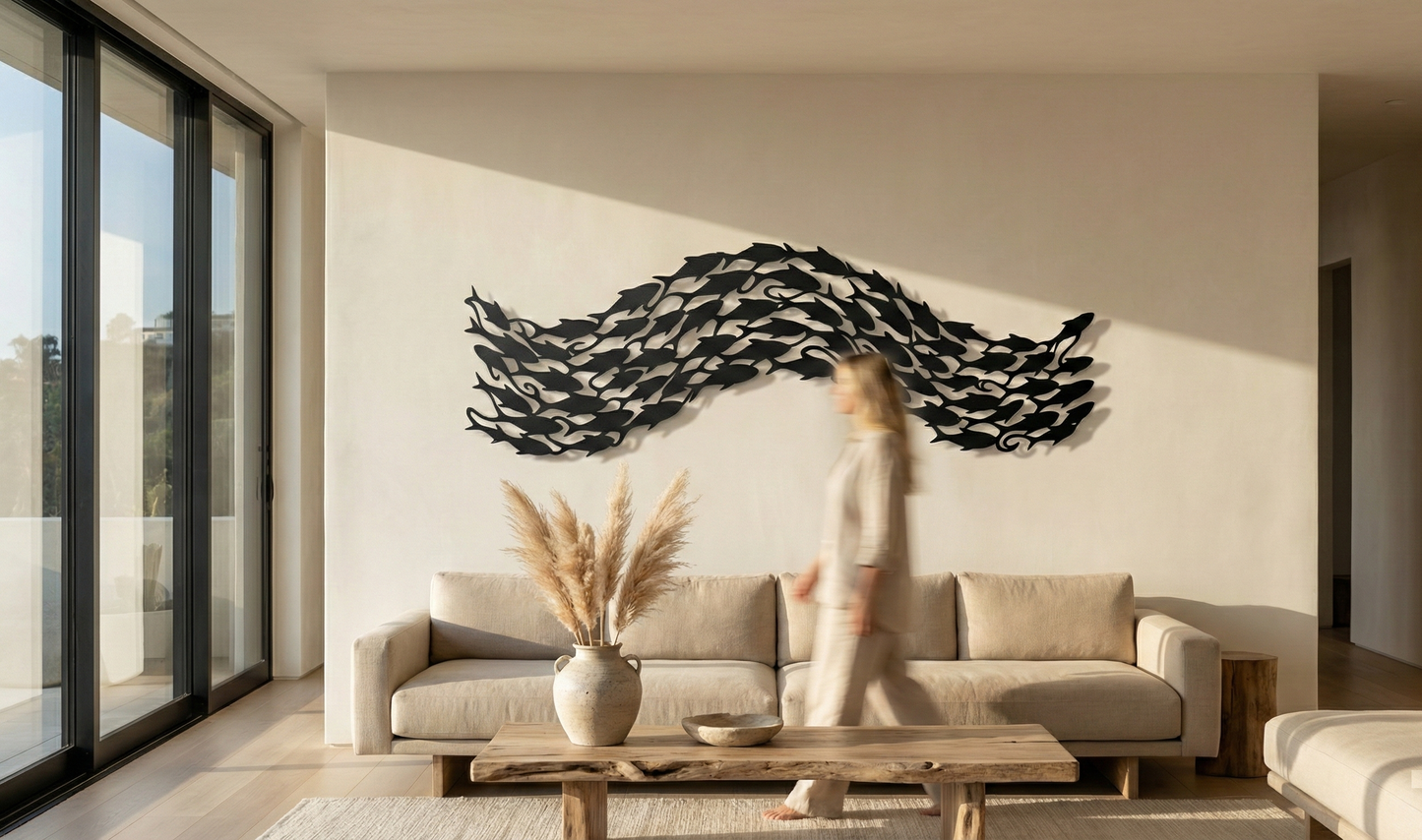 The Obsidian Bar | Metal Wall Art