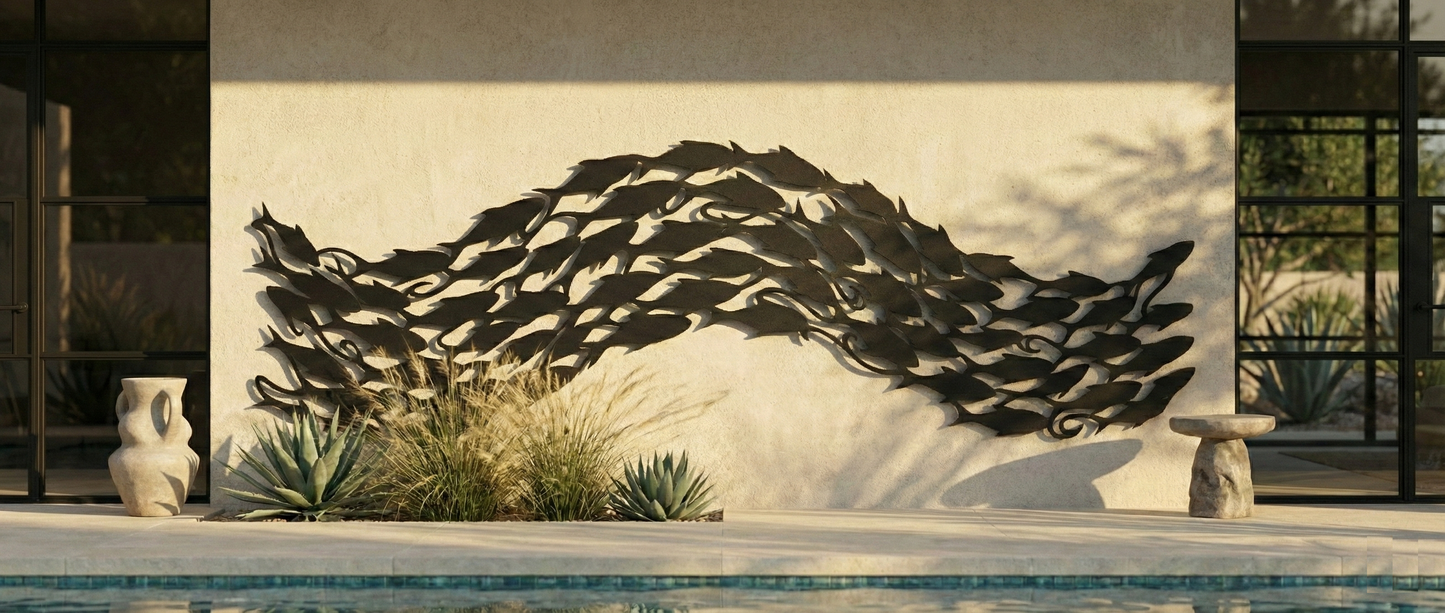 The Obsidian Bar | Metal Wall Art