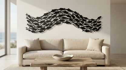 The Obsidian Bar | Metal Wall Art