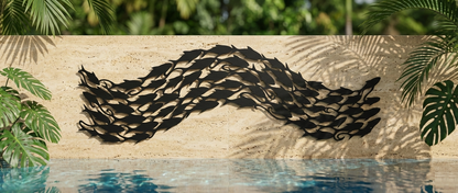 The Obsidian Bar | Metal Wall Art