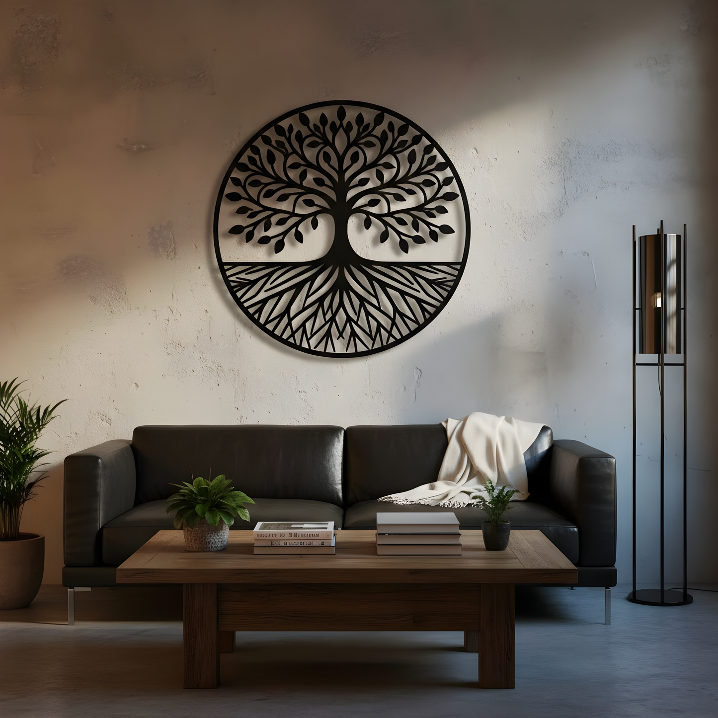 The Rooted Halo | Metal Wall Art