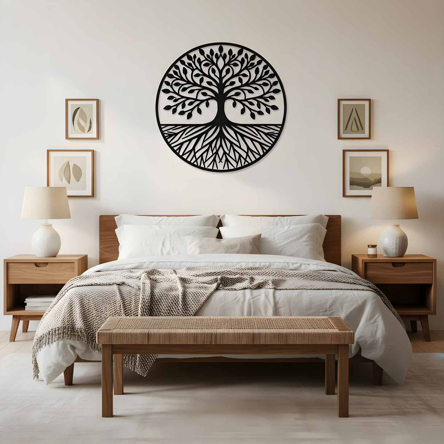 The Rooted Halo | Metal Wall Art