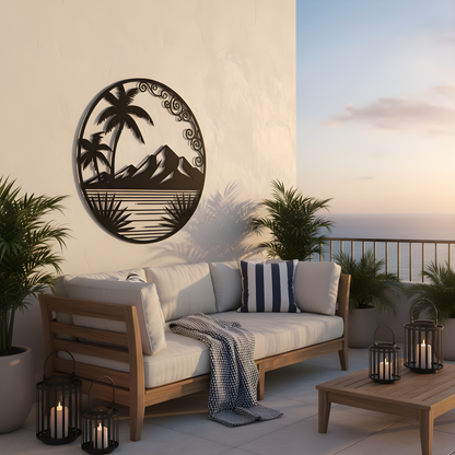 The Tropic Meridian | Metal Wall Art