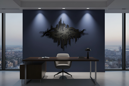 The City Resonance | Metal Wall Art