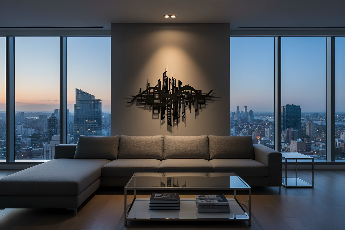 The City Resonance | Metal Wall Art