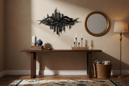 The City Resonance | Metal Wall Art