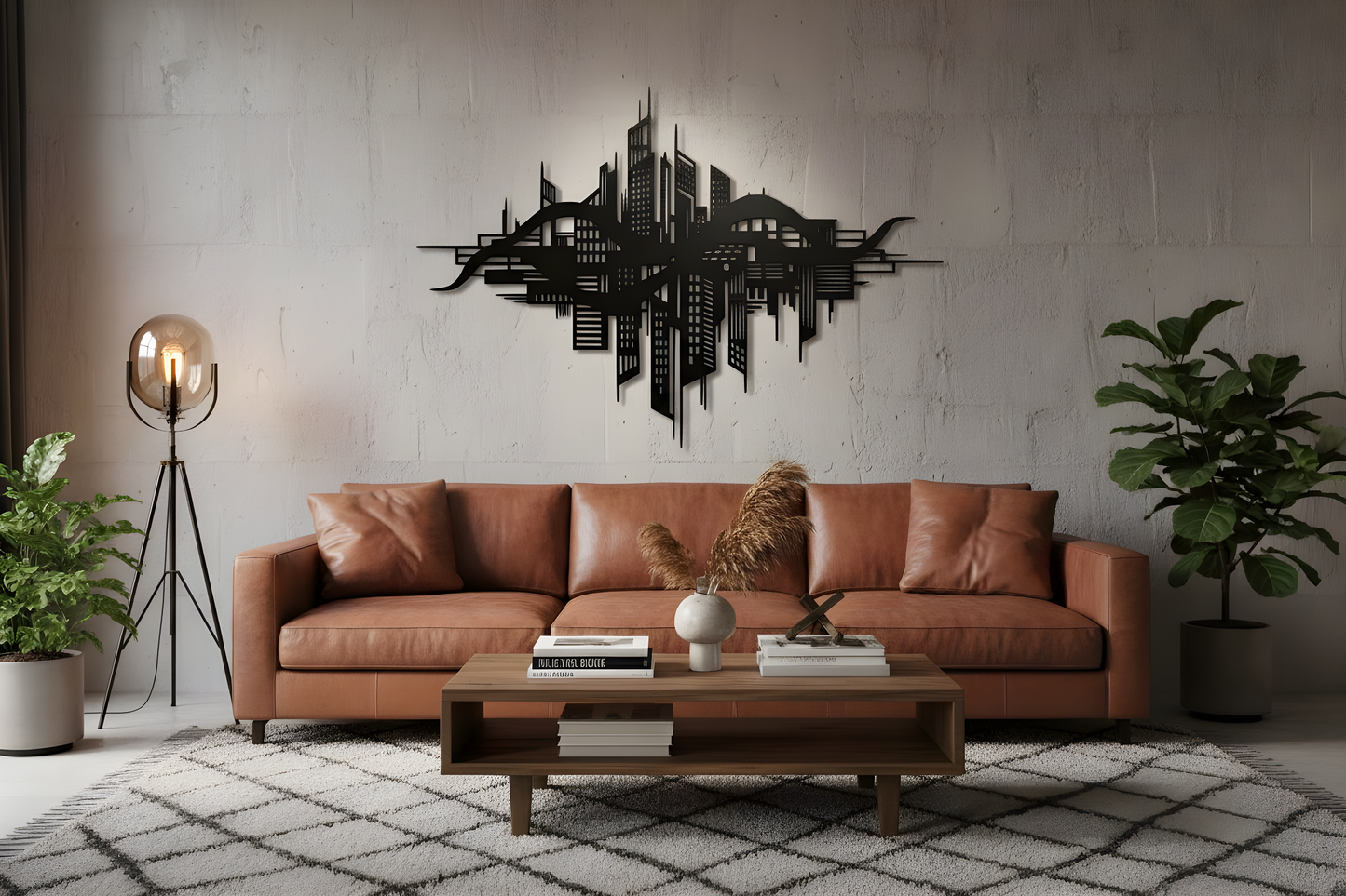The City Resonance | Metal Wall Art