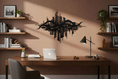 The City Resonance | Metal Wall Art