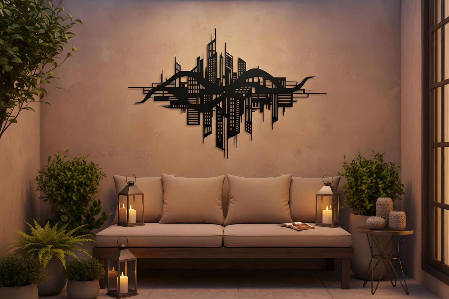 The City Resonance | Metal Wall Art