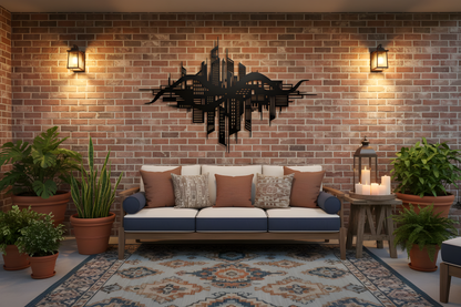 The City Resonance | Metal Wall Art