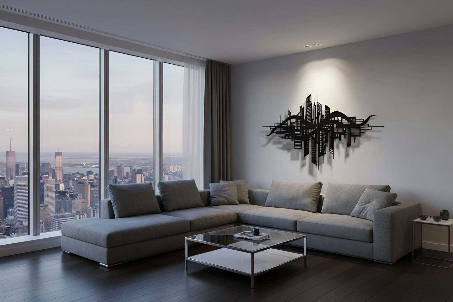 The City Resonance | Metal Wall Art