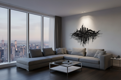 The City Resonance | Metal Wall Art