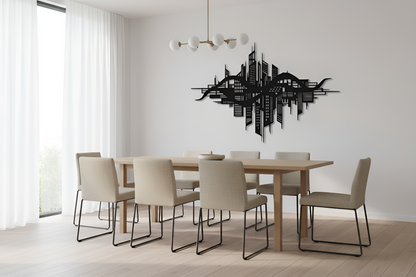 The City Resonance | Metal Wall Art