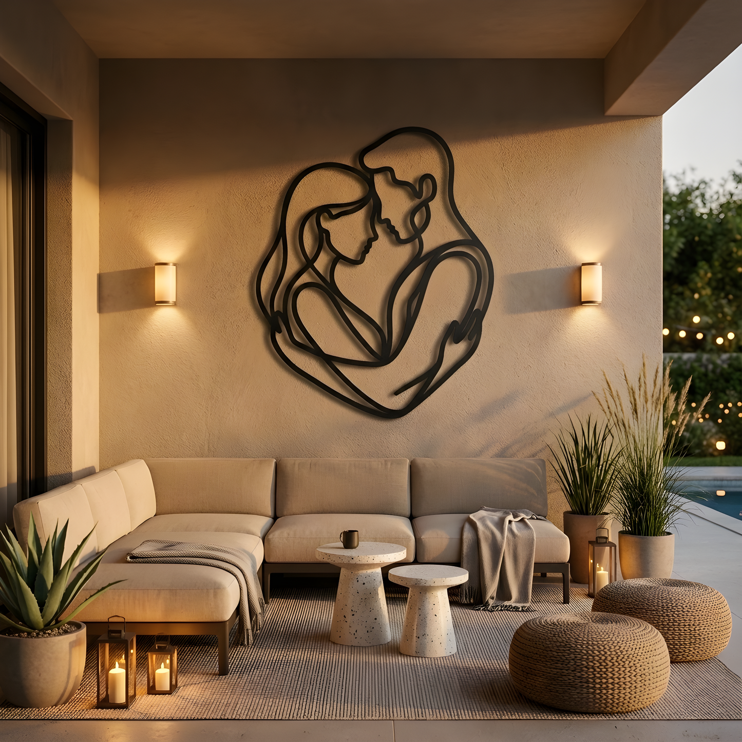 The Quiet Vow | Metal Wall Art