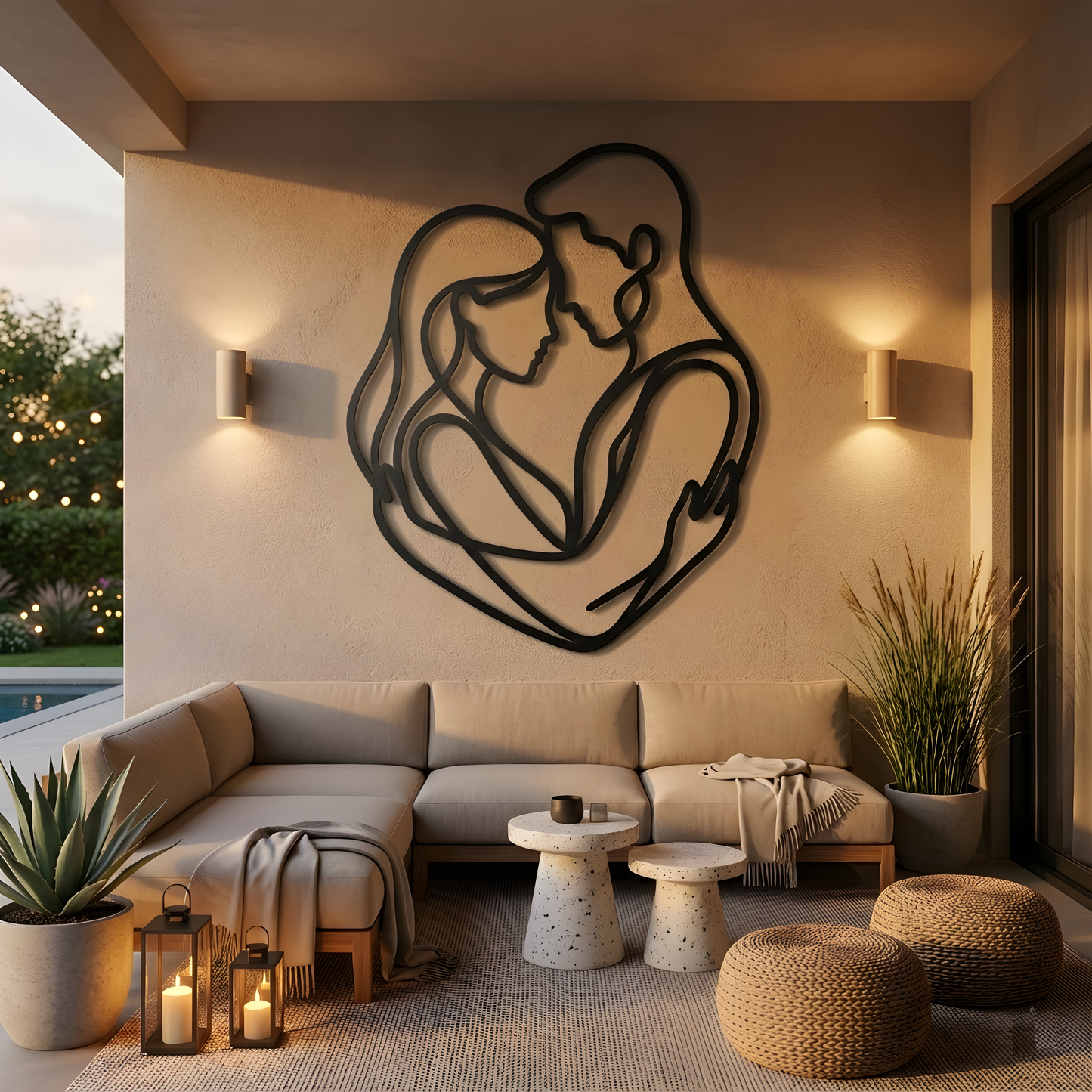 The Quiet Vow | Metal Wall Art