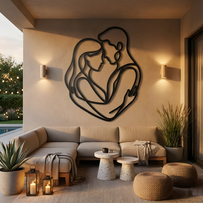 The Quiet Vow | Metal Wall Art