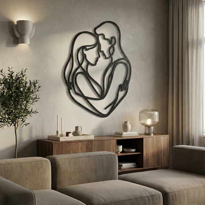 The Quiet Vow | Metal Wall Art