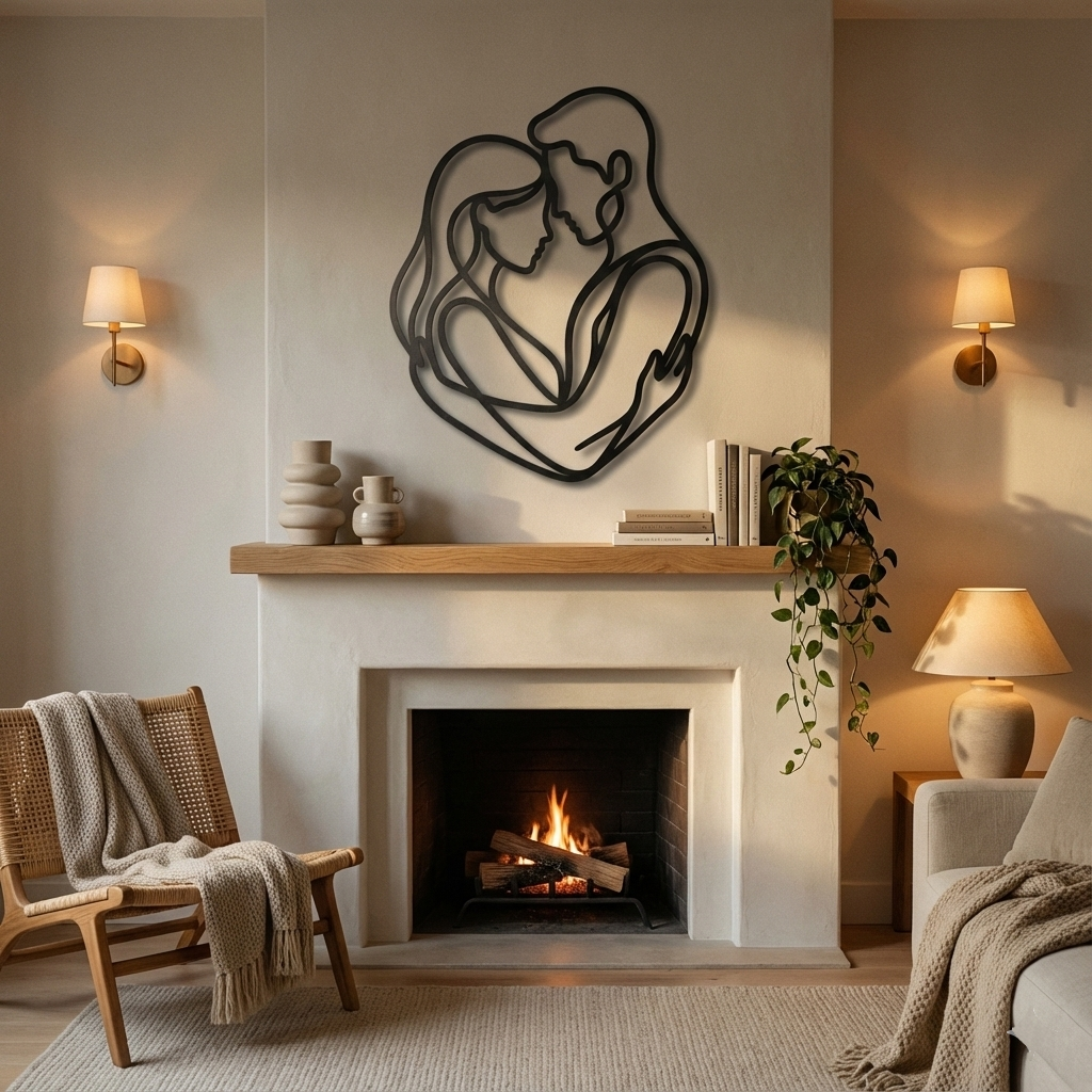 The Quiet Vow | Metal Wall Art