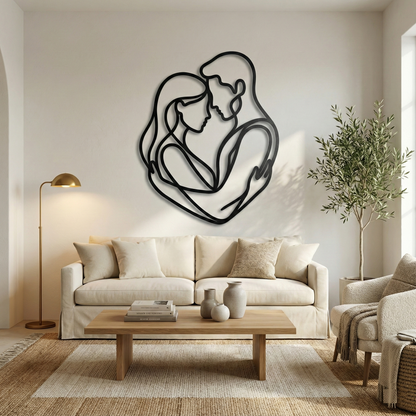 The Quiet Vow | Metal Wall Art