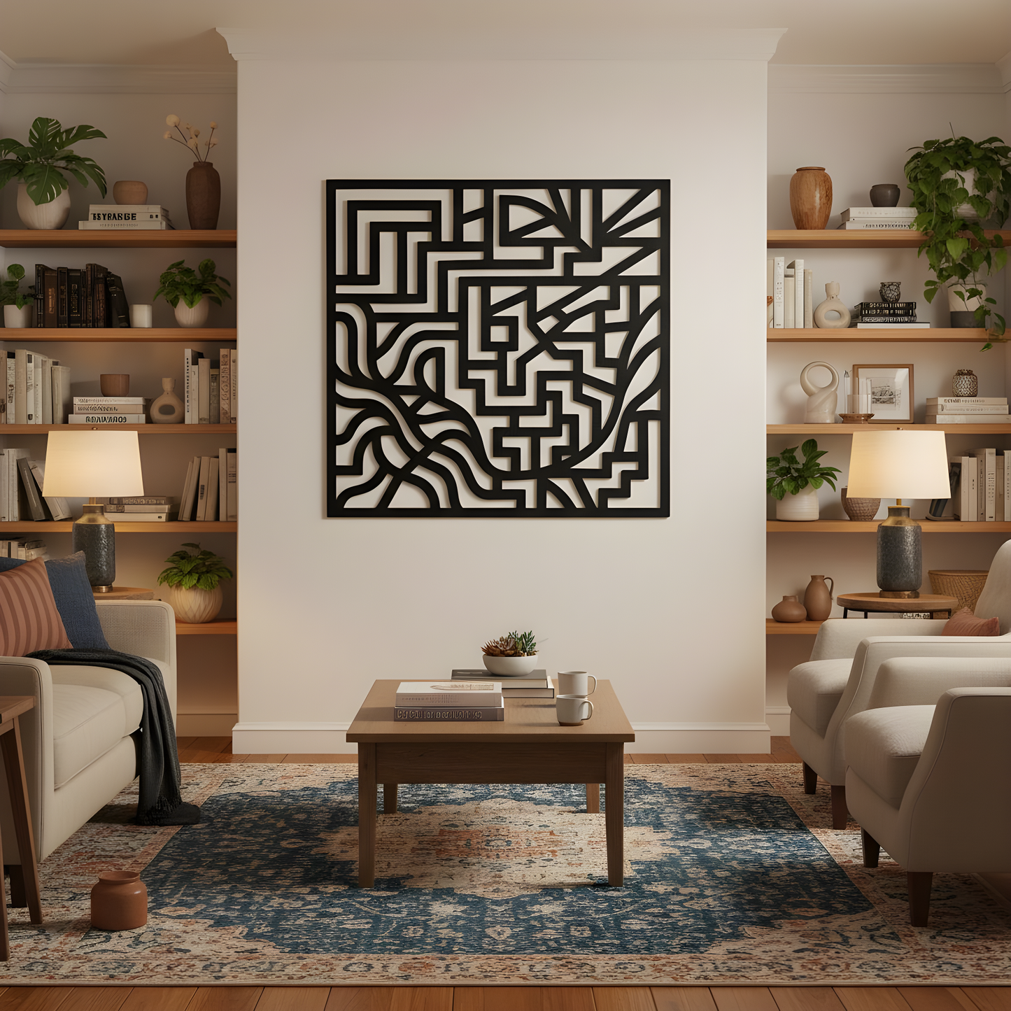 The Codex Labyrinth | Metal Wall Art