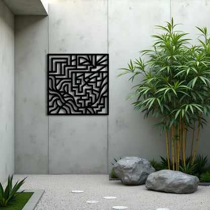 The Codex Labyrinth | Metal Wall Art