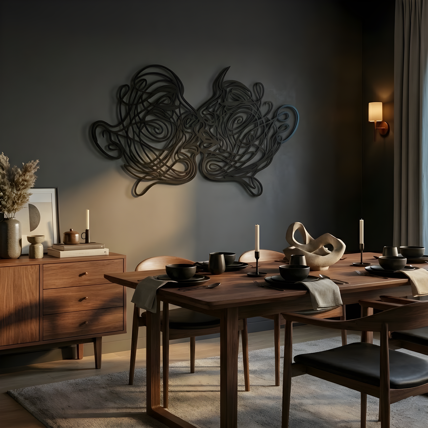 The Mirror Kiss | Metal Wall Art