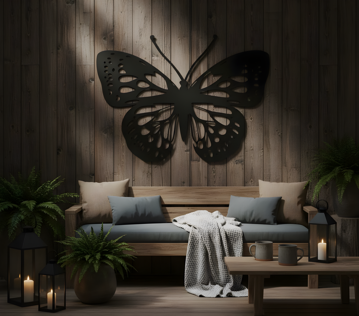 The Monarch Sigil | Metal Wall Art