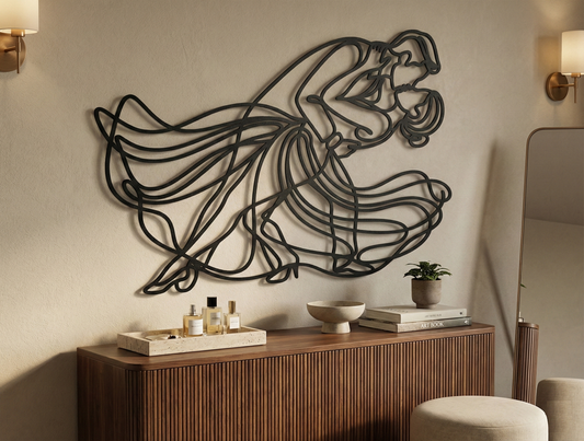 The Silk Waltz | Metal Wall Art