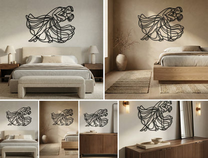 The Silk Waltz | Metal Wall Art