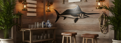 Bluewater Spearfin | Metal Wall Art
