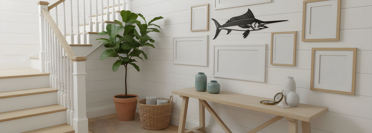 Bluewater Spearfin | Metal Wall Art