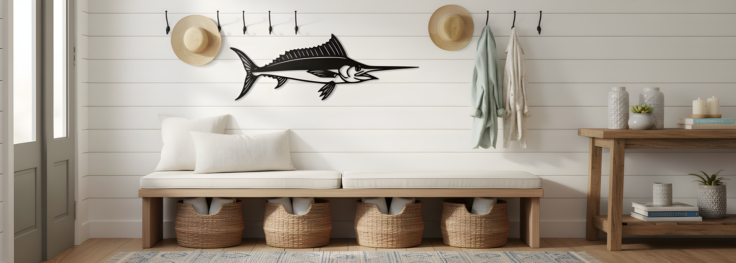 Bluewater Spearfin | Metal Wall Art
