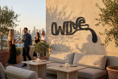 Cork & Script Emblem