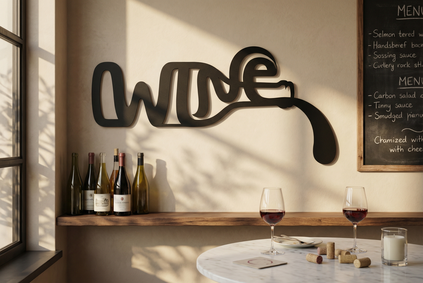 Cork & Script Emblem