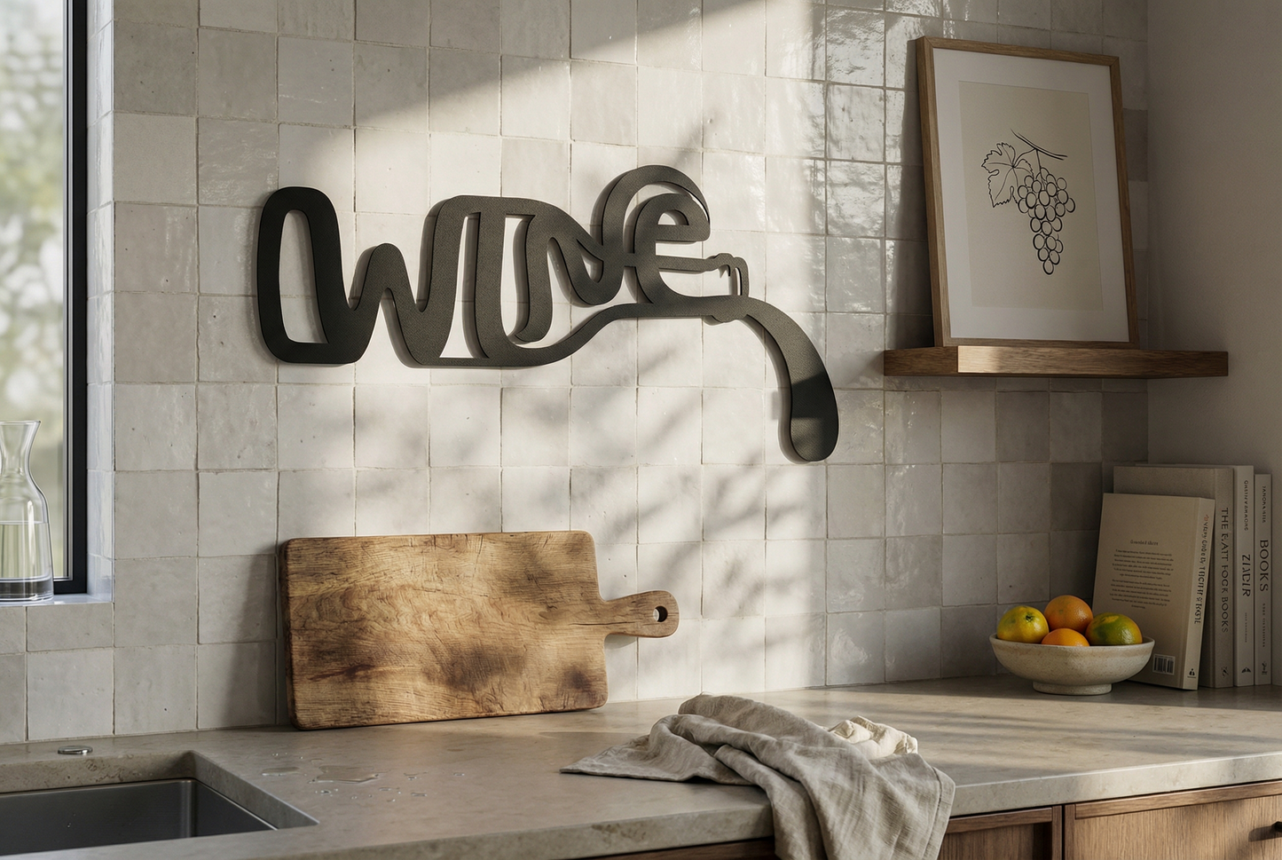 Cork & Script Emblem