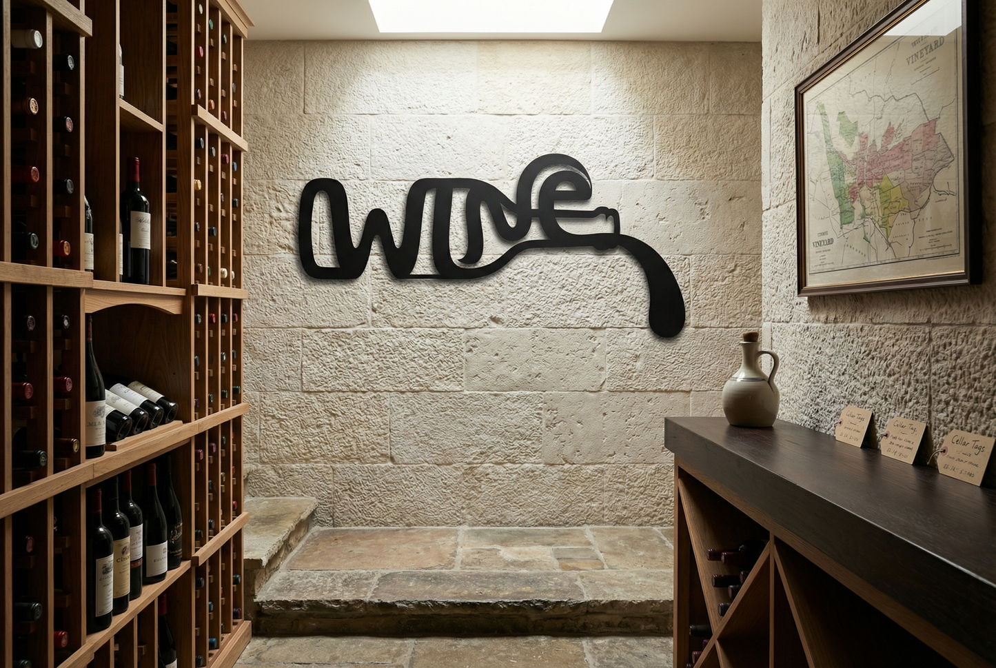 Cork & Script Emblem