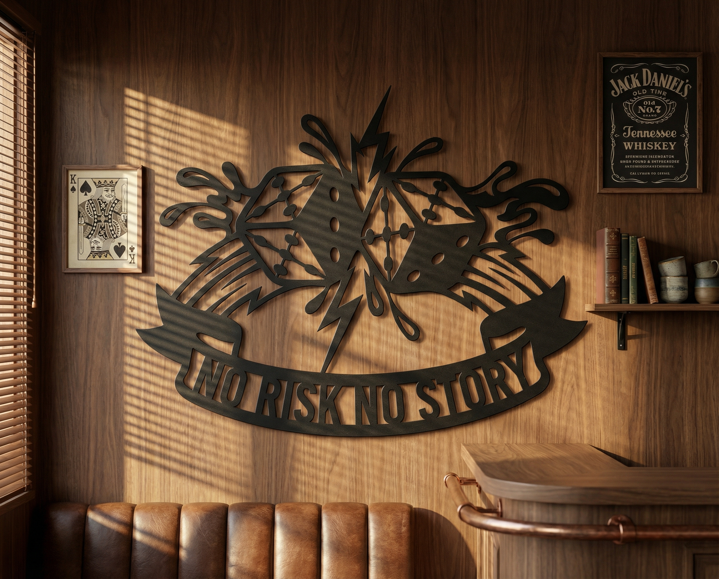 No Risk No Story Dice Crest