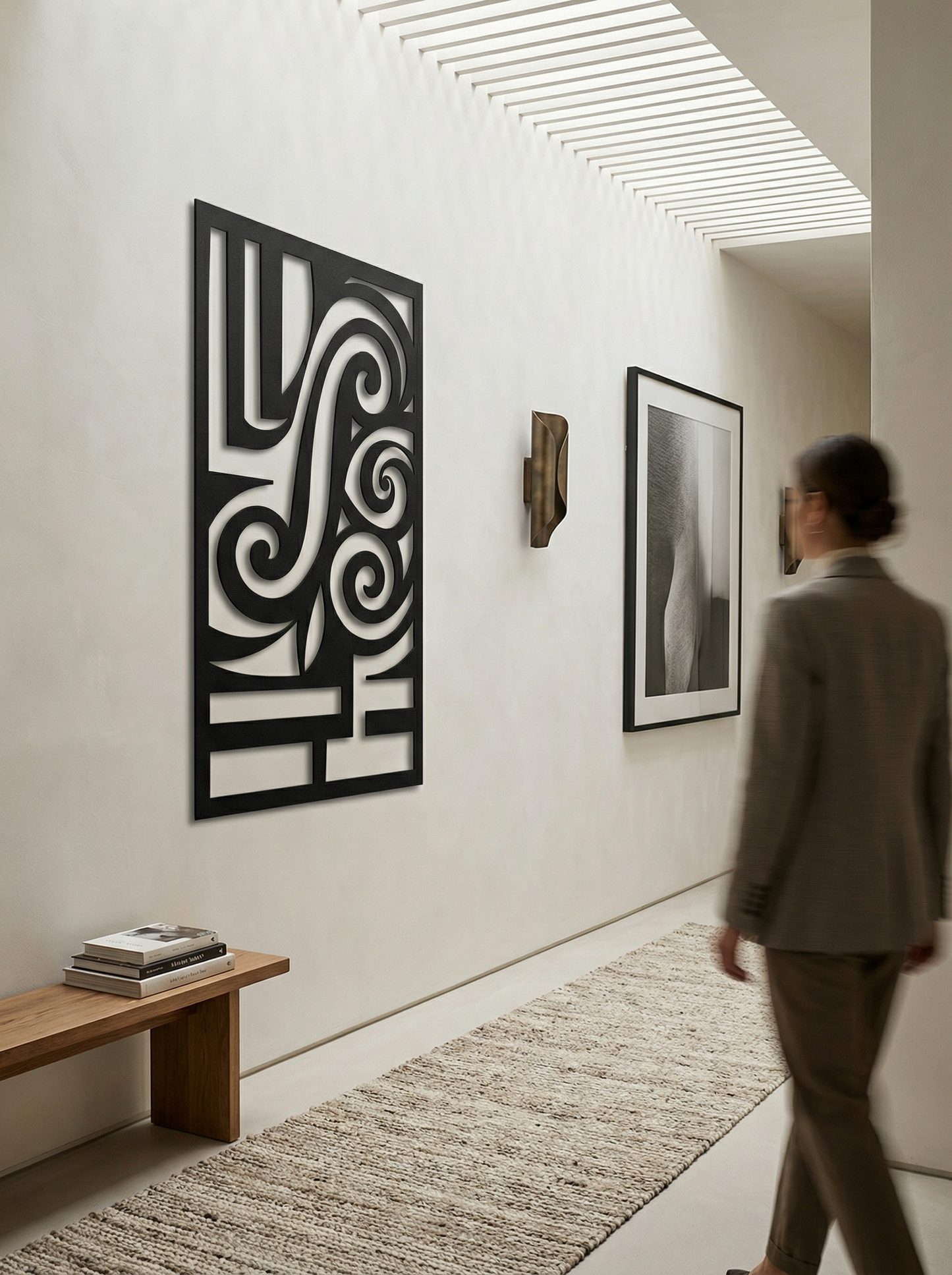 Scrollwork Cipher Panel