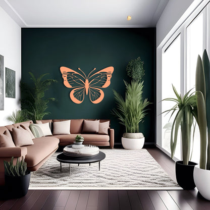 A Garden of Butterflies Outdoor Metal Wall Art