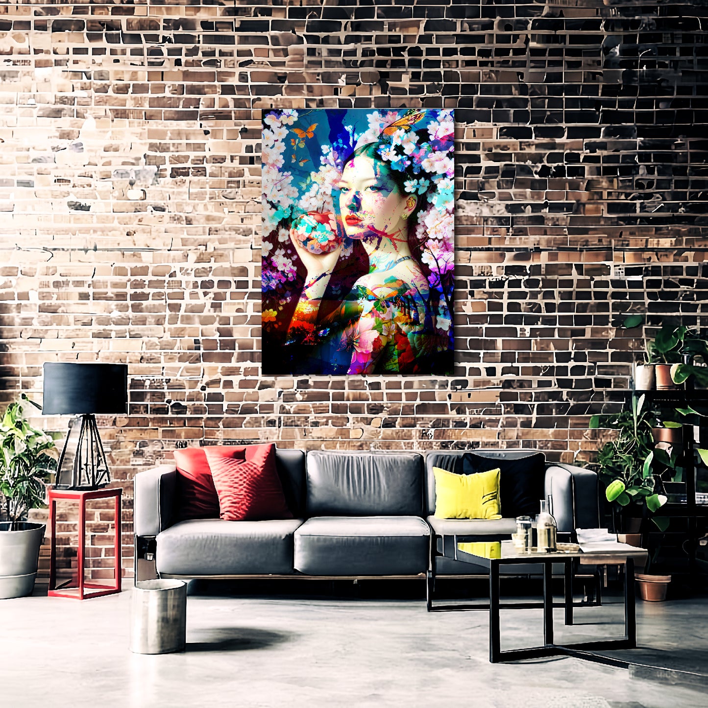 Apple Blossoms Digital Art Metal Poster