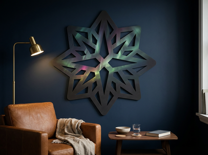 Décoration murale en métal 1:1 80 % UV