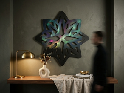 Décoration murale en métal 1:1 80 % UV