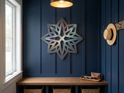 Décoration murale en métal 1:1 80 % UV