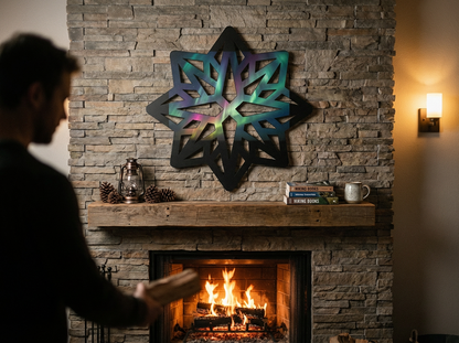 Décoration murale en métal 1:1 80 % UV