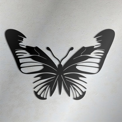 Beautifully Bold Butterfly Large Metal Wall Art