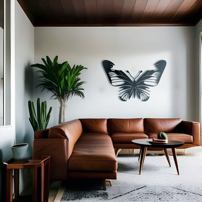 Beautifully Bold Butterfly Large Metal Wall Art