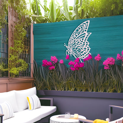 Butterfly Breeze Outdoor Metal Wall Art