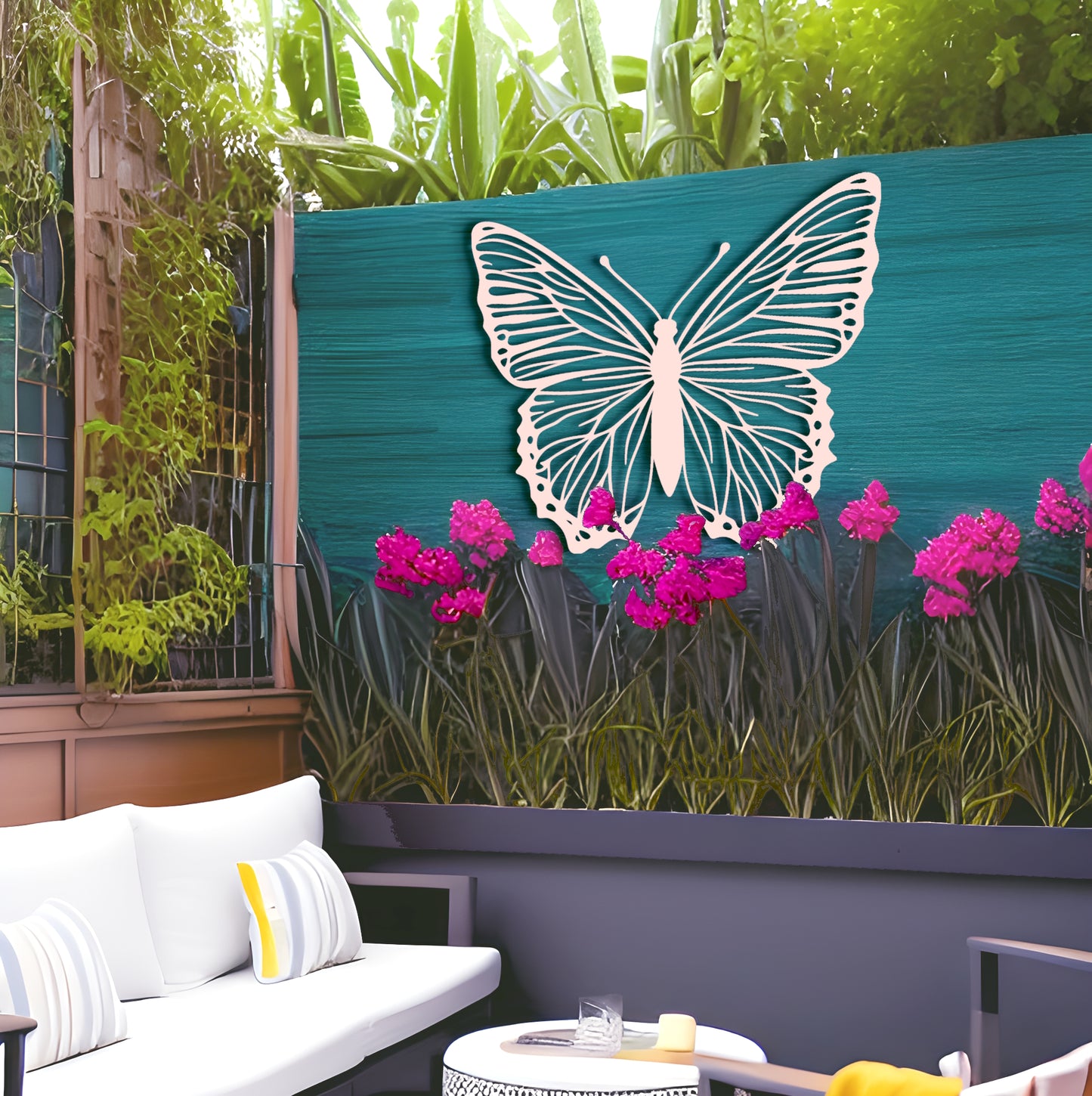 Butterfly Dreams Metal Wall Art