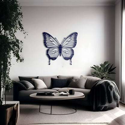 Butterfly Symmetrical Metal Wall Art